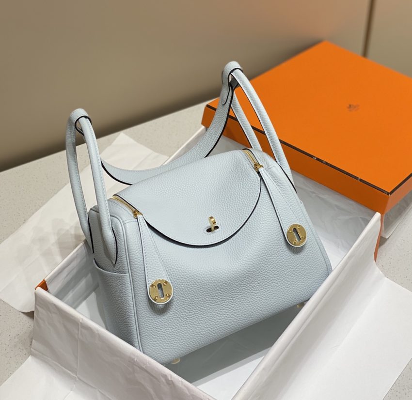 Replica Hermes Lindy Grail Blue 8 Replica Hermes Lindy Grail Blue - authentic-look luxury purse replica