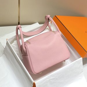 Replica Hermes Lindy Pink 6 Replica Hermes Lindy Pink - authentic-look luxury purse replica