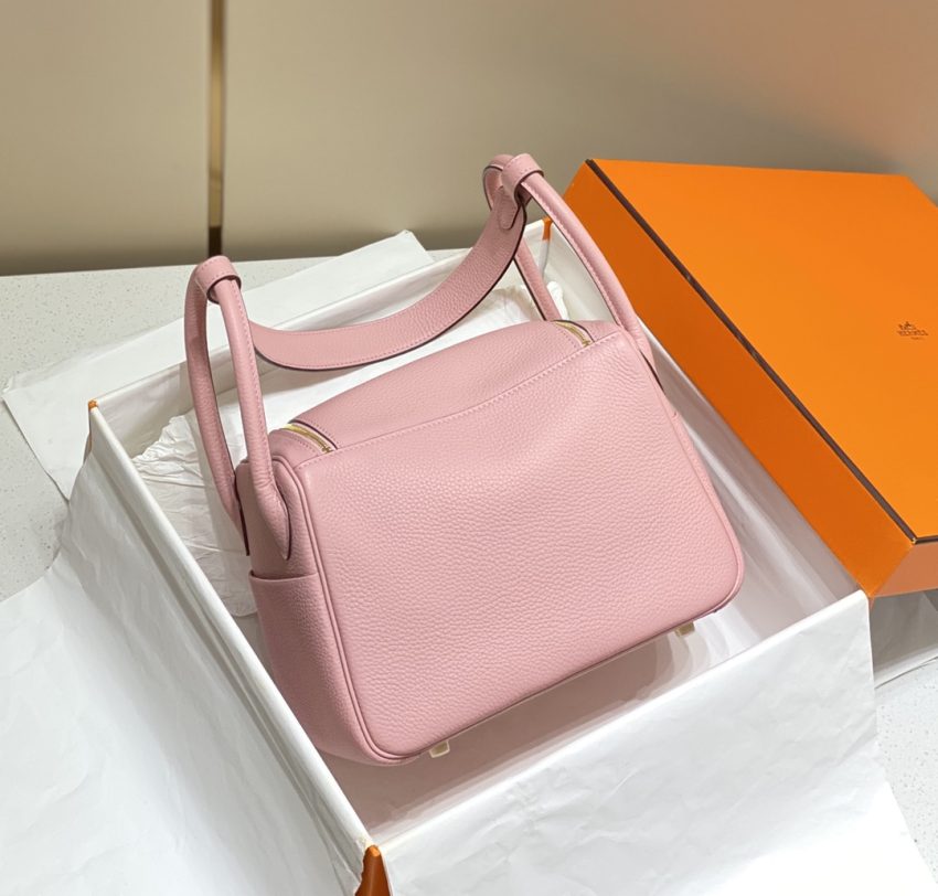 Replica Hermes Lindy Pink 6 Replica Hermes Lindy Pink - authentic-look luxury purse replica