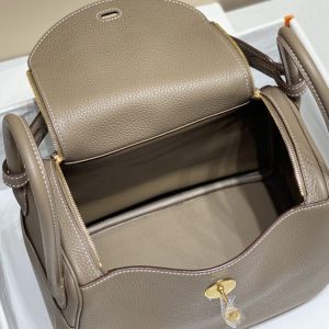Replica Hermes Lindy Elephant Gray 4 Replica Hermes Lindy Elephant Gray - high-end fake designer purse
