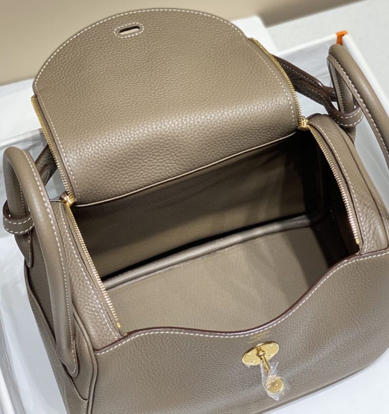 Replica Hermes Lindy Elephant Gray 4 Replica Hermes Lindy Elephant Gray - high-end fake designer purse