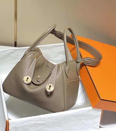 Replica Hermes Lindy Elephant Gray - premium-grade designer purse dupe