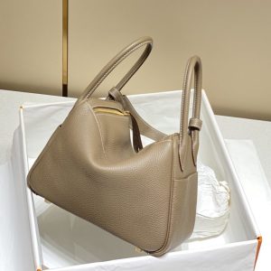 Replica Hermes Lindy Elephant Gray 6 Replica Hermes Lindy Elephant Gray - near-authentic luxury replica handbag