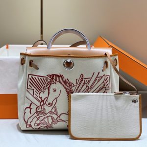 Replica Hermes Herbag 31cm Brown Horse 5 Replica Hermes Herbag 31cm Brown Horse - premium-grade designer purse dupe