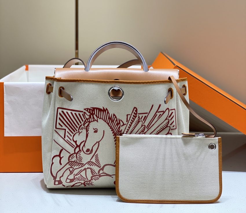 Replica Hermes Herbag 31cm Brown Horse 5 Replica Hermes Herbag 31cm Brown Horse - premium-grade designer purse dupe