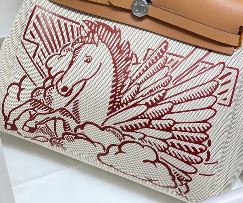 Replica Hermes Herbag 31cm Brown Horse 7 Replica Hermes Herbag 31cm Brown Horse - premium 1:1 fake handbag model