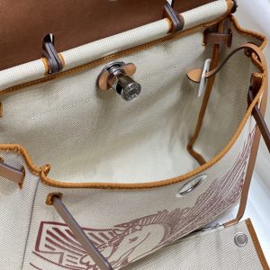 Replica Hermes Herbag 31cm Brown Horse 8 Replica Hermes Herbag 31cm Brown Horse - authentic-look luxury purse replica