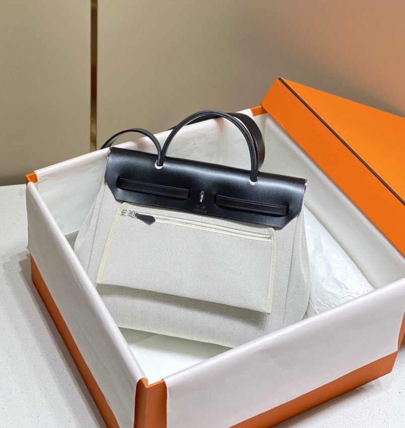 Replica Hermes Herbag 31cm Black Horse 3 Replica Hermes Herbag 31cm Black Horse - 1:1 designer replica handbag