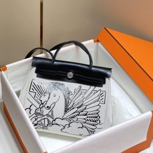 Replica Hermes Herbag 31cm Black Horse 1 Replica Hermes Herbag 31cm Black Horse - top-rated replica designer bag