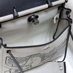 Replica Hermes Herbag 31cm Black Horse 4 Replica Hermes Herbag 31cm Black Horse - best-selling designer handbag dupe