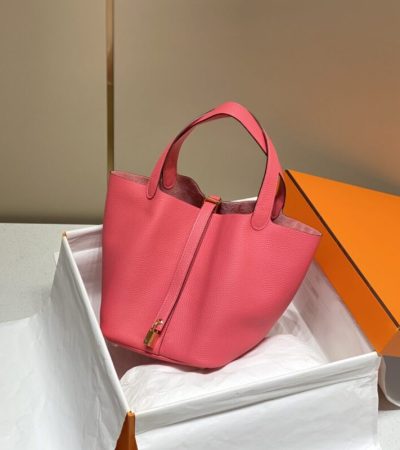 Replica Hermes Picotin Lock Pink - premium-grade designer purse dupe