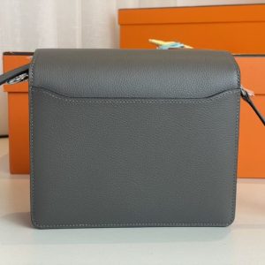 Replica Hermes Sac Roulis Grey 4 Replica Hermes Sac Roulis Grey - best-selling designer handbag dupe