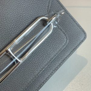 Replica Hermes Sac Roulis Grey 5 Replica Hermes Sac Roulis Grey - realistic designer-inspired fake bag