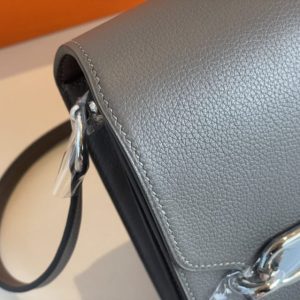Replica Hermes Sac Roulis Grey 7 Replica Hermes Sac Roulis Grey - premium-grade designer purse dupe