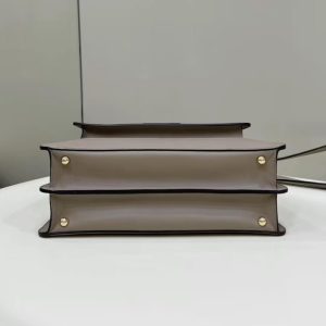 Replica Fendi Peekaboo With Patch Pocket Beige 2 Replica Fendi Peekaboo With Patch Pocket Beige - premium-grade designer purse dupe