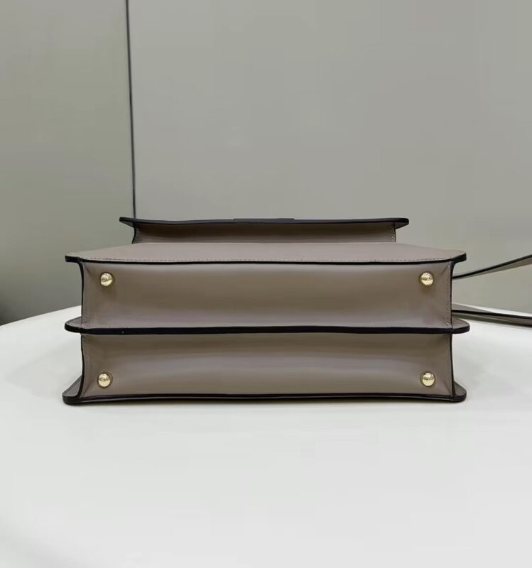 Replica Fendi Peekaboo With Patch Pocket Beige 2 Replica Fendi Peekaboo With Patch Pocket Beige - premium-grade designer purse dupe