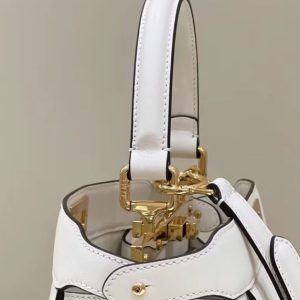 Replica Fendi Peekaboo With Patch Pocket White 8 Replica Fendi Peekaboo With Patch Pocket White - near-authentic luxury replica handbag