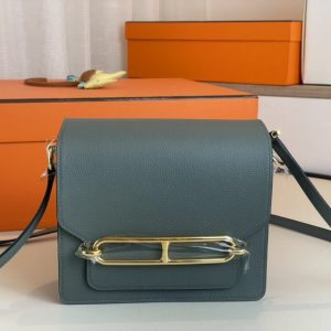 Replica Hermes Sac Roulis Almond Green 1 Replica Hermes Sac Roulis Almond Green - best-selling designer handbag dupe