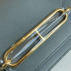 Replica Hermes Sac Roulis Almond Green 4 Replica Hermes Sac Roulis Almond Green - 1:1 designer replica handbag