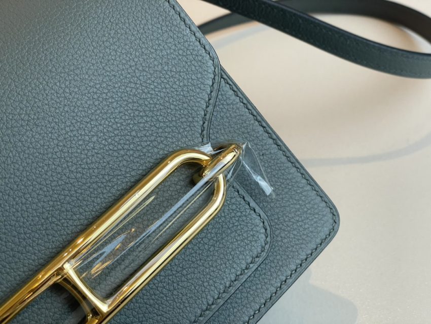 Replica Hermes Sac Roulis Almond Green 7 Replica Hermes Sac Roulis Almond Green - premium 1:1 fake handbag model