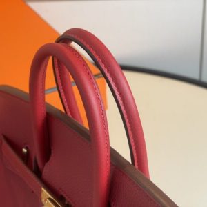 Replica Hermes Birkin Red 7 Replica Hermes Birkin Red - realistic designer-inspired fake bag