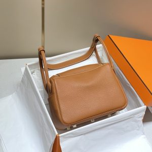 Replica Hermes Lindy Golden Brown 4 Replica Hermes Lindy Golden Brown - high-end fake designer purse
