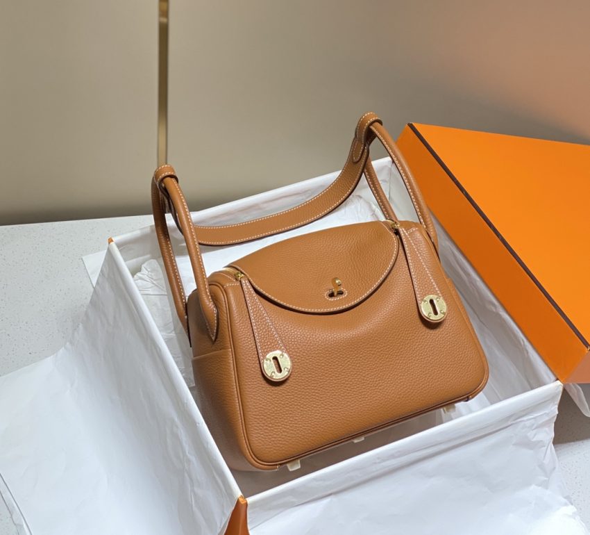 Replica Hermes Lindy Golden Brown 5 Replica Hermes Lindy Golden Brown - near-authentic luxury replica handbag