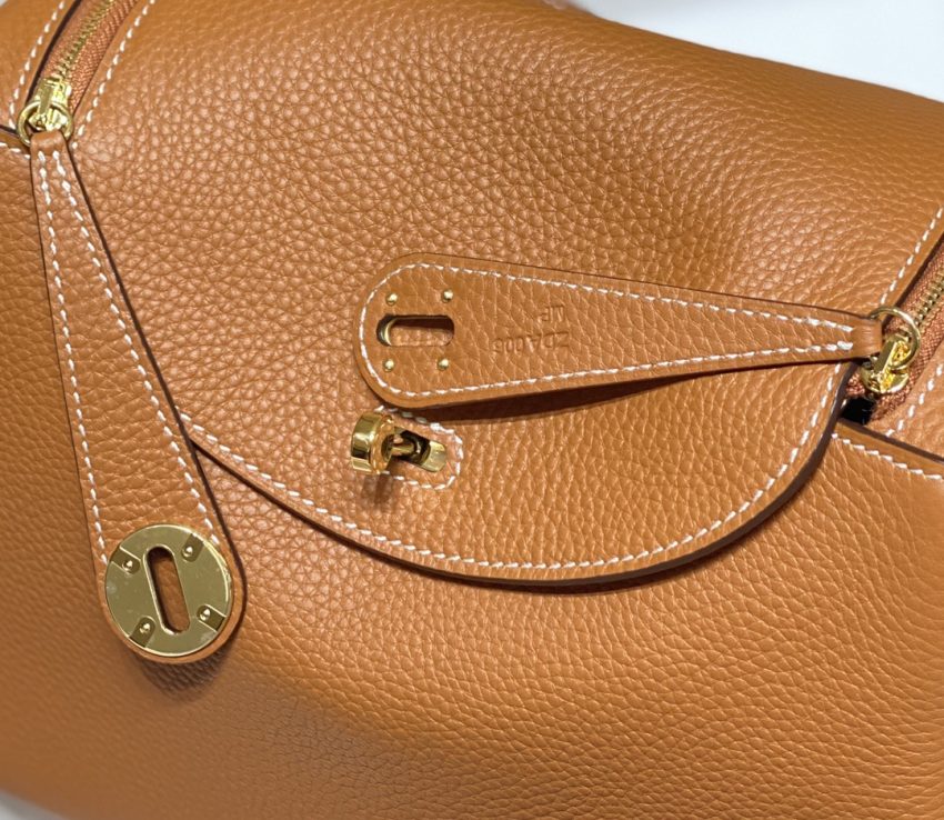 Replica Hermes Lindy Golden Brown 7 Replica Hermes Lindy Golden Brown - top-tier luxury replica shoulder bag
