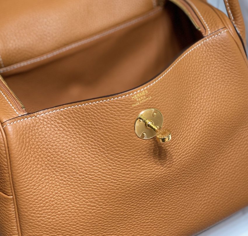 Replica Hermes Lindy Golden Brown 9 Replica Hermes Lindy Golden Brown - realistic designer-inspired fake bag