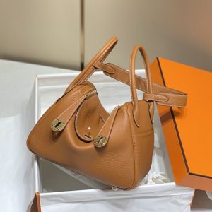 Replica Hermes Lindy Golden Brown 1 Replica Hermes Lindy Golden Brown - best-selling designer handbag dupe