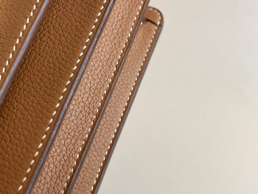 Replica Hermes Sac Roulis Brown 8 Replica Hermes Sac Roulis Brown - authentic-look luxury purse replica