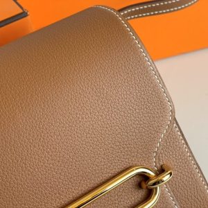 Replica Hermes Sac Roulis Brown 7 Replica Hermes Sac Roulis Brown - high-end fake designer purse