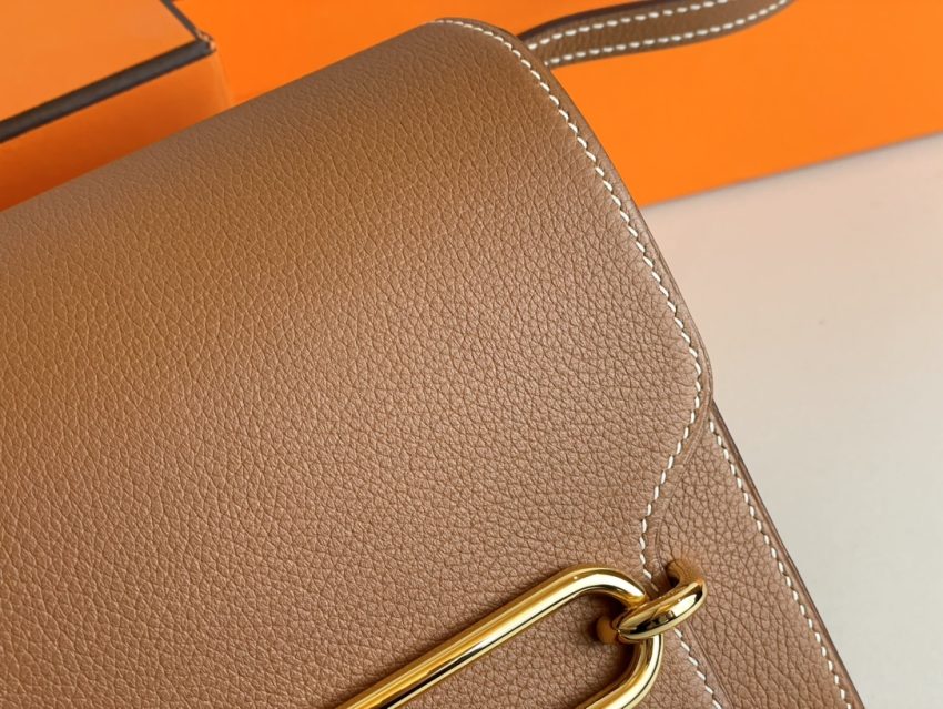 Replica Hermes Sac Roulis Brown 7 Replica Hermes Sac Roulis Brown - high-end fake designer purse