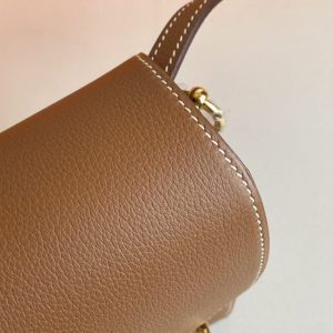 Replica Hermes Sac Roulis Brown 6 Replica Hermes Sac Roulis Brown - 1:1 designer replica handbag