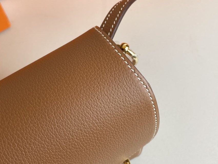 Replica Hermes Sac Roulis Brown 6 Replica Hermes Sac Roulis Brown - 1:1 designer replica handbag