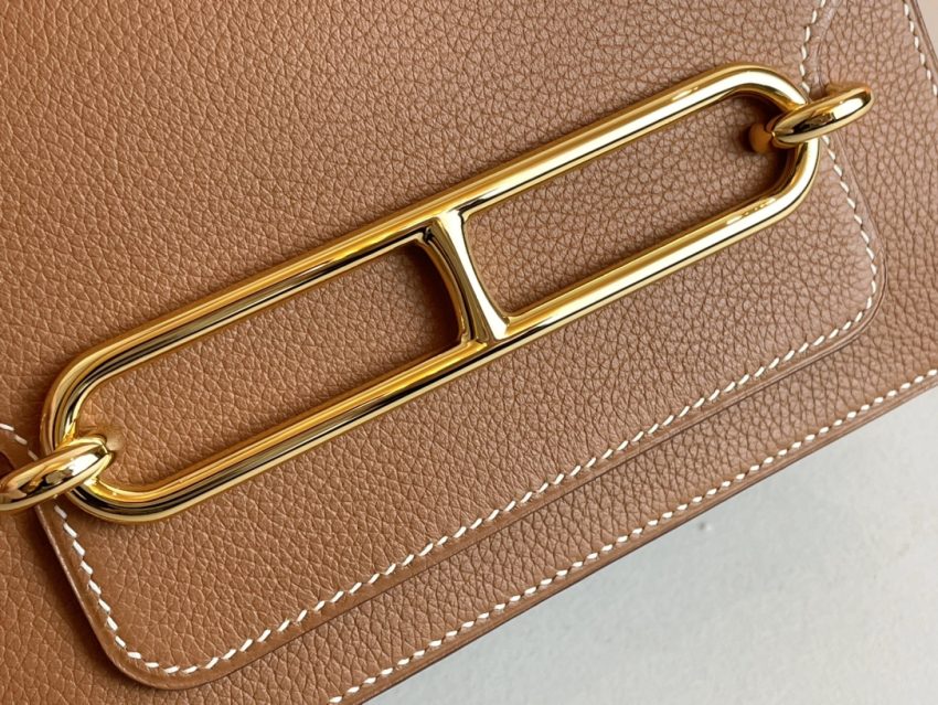 Replica Hermes Sac Roulis Brown 5 Replica Hermes Sac Roulis Brown - premium-grade designer purse dupe