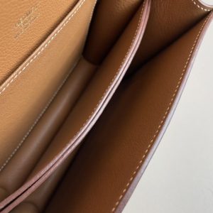Replica Hermes Sac Roulis Brown 2 Replica Hermes Sac Roulis Brown - high-end fake designer purse