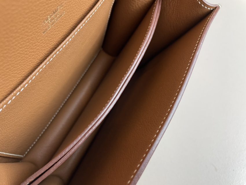 Replica Hermes Sac Roulis Brown 2 Replica Hermes Sac Roulis Brown - high-end fake designer purse