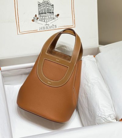 Replica Hermes The Loop Brown - premium-grade designer purse dupe