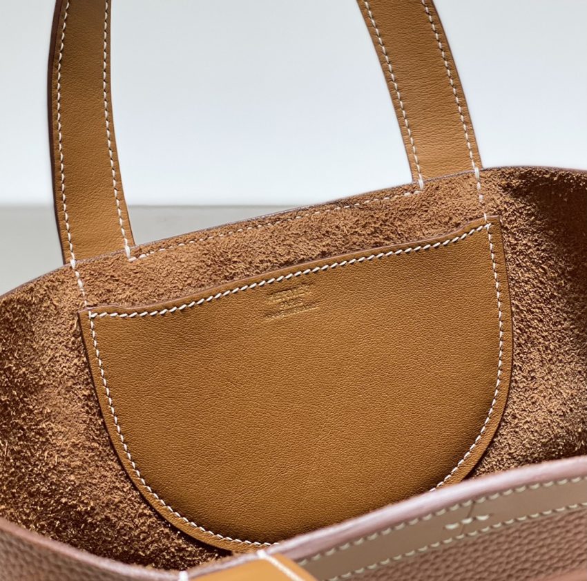 Replica Hermes The Loop Brown 4 Replica Hermes The Loop Brown - premium 1:1 fake handbag model