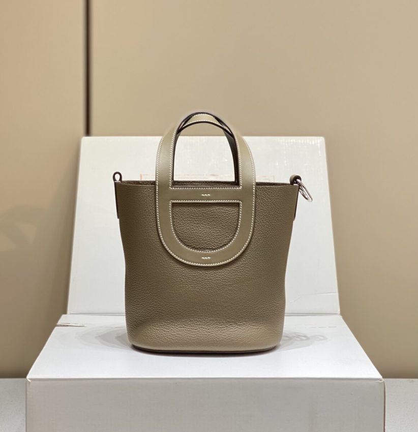 Replica Hermes The Loop Elephant Grey - 1:1 designer replica handbag