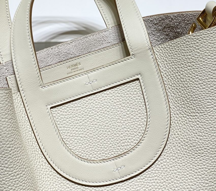 Replica Hermes The Loop White 2 Replica Hermes The Loop White - high-end fake designer purse