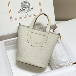 Replica Hermes The Loop White 3 Replica Hermes The Loop White - high-end fake designer purse