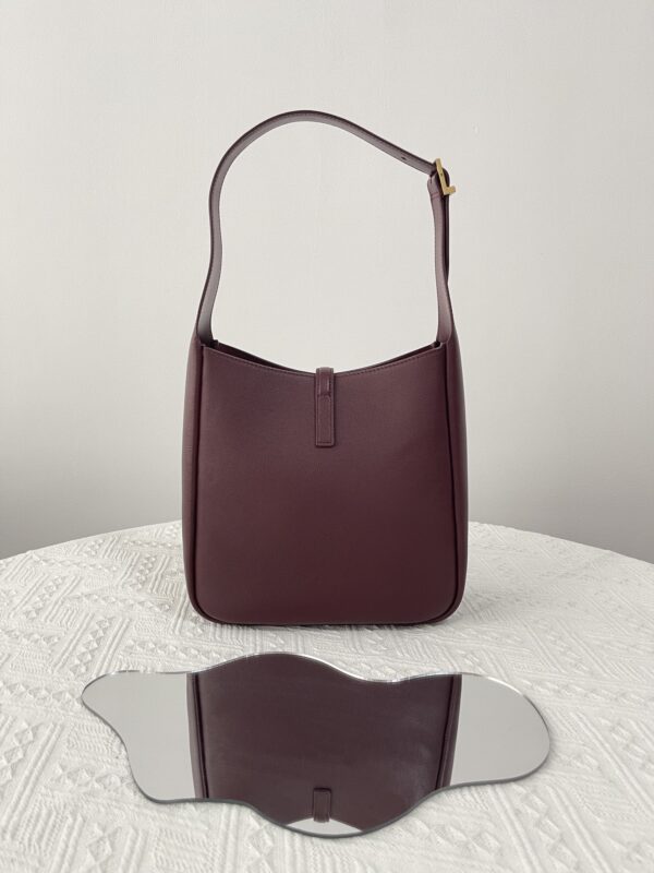 Replica YSL LE 5 A 7 Small Bordeaux - best quality luxury bag dupe
