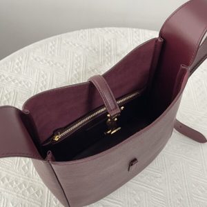 Replica YSL LE 5 A 7 Small Bordeaux - top-rated replica designer bag