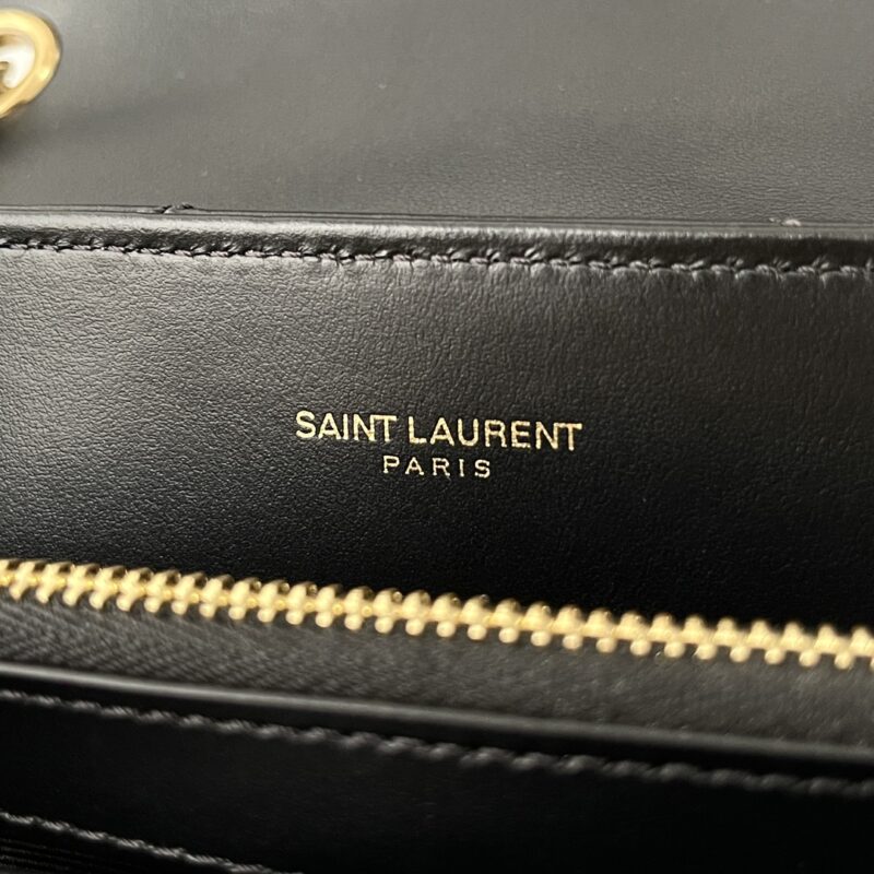 Replica YSL LouLou Small Black 2 Replica YSL LouLou Small Black - premium-grade designer purse dupe