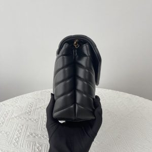 Replica YSL LouLou Small Black 5 Replica YSL LouLou Small Black - high-accuracy replica luxury purse