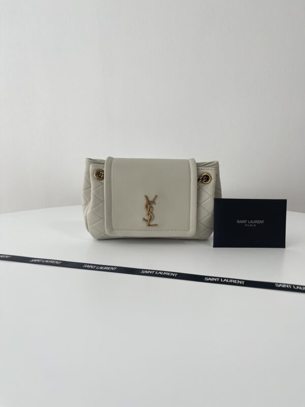 Replica YSL Nolita White 7 Replica YSL Nolita White - realistic designer-inspired fake bag