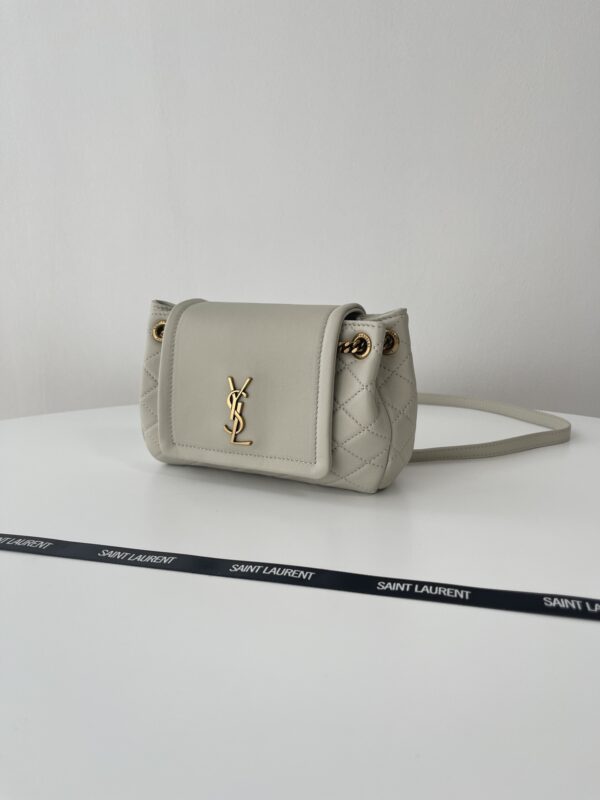 Replica YSL Nolita White 3 Replica YSL Nolita White - realistic designer-inspired fake bag