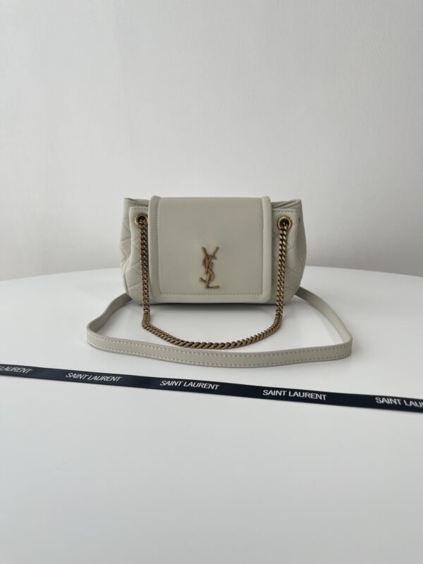 Replica YSL Nolita White 1 Replica YSL Nolita White - premium-grade designer purse dupe